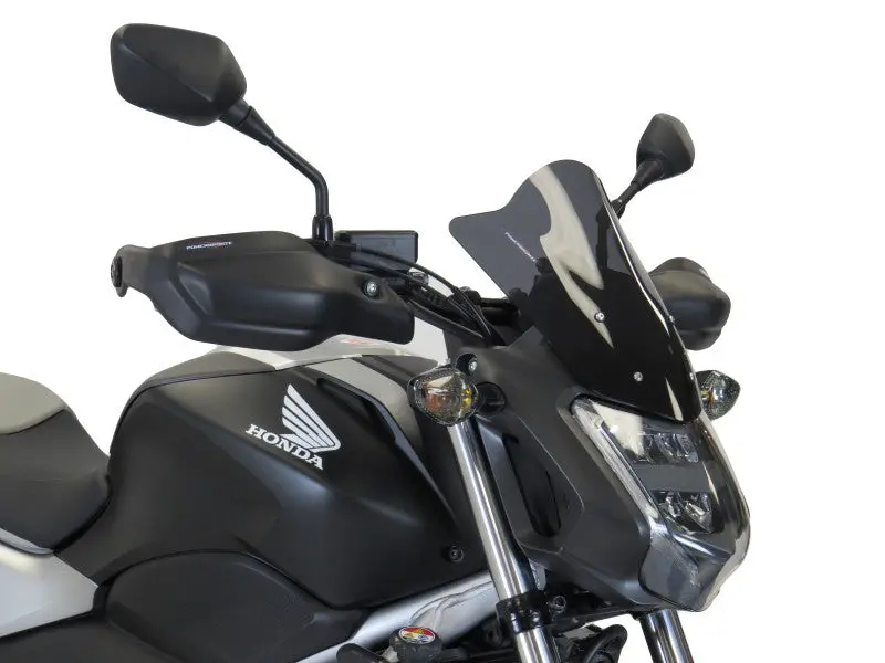 Fits Honda Nc700s  12-2014 Airflow Light Tint Double Bubble Screen By Powerbronze 1