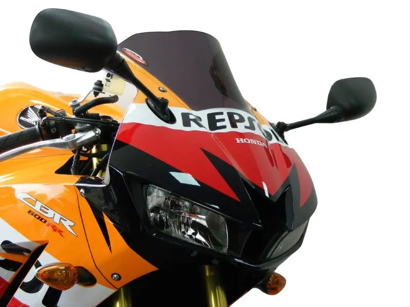 Fits Honda Cbr600rr 13-2017 Airflow Light Tint Double Bubble Screen By Powerbronze 1