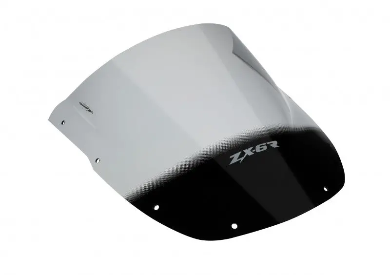 Kawasaki Zx6-R F1-F3 95-1997 Airflow Dark Tint Double Bubble Screen By Powerbronze 2