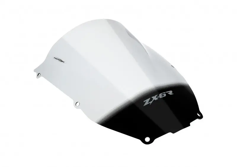 Kawasaki Zx6-R J1-J2  00-2002  Airflow Dark Tint Double Bubble Screen By Powerbronze 1