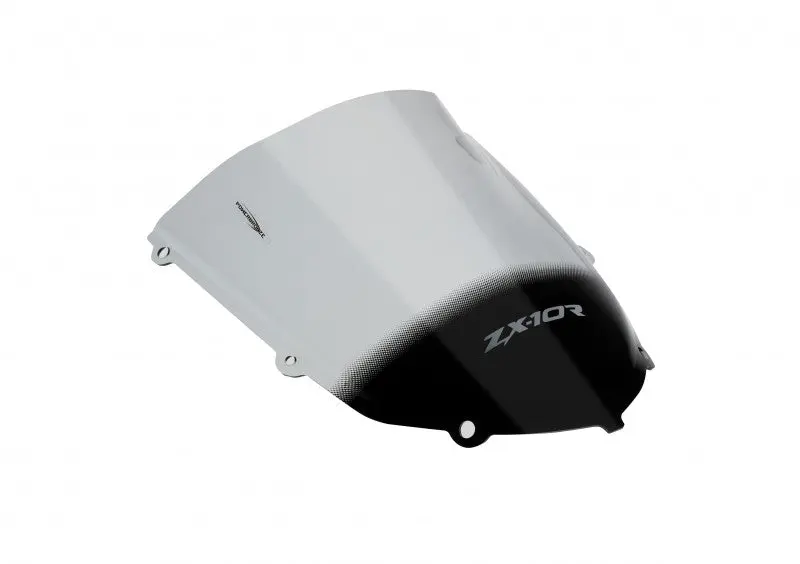 Kawasaki Zx10-R 04-2005 Airflow Light Tint Double Bubble Screen By Powerbronze 2