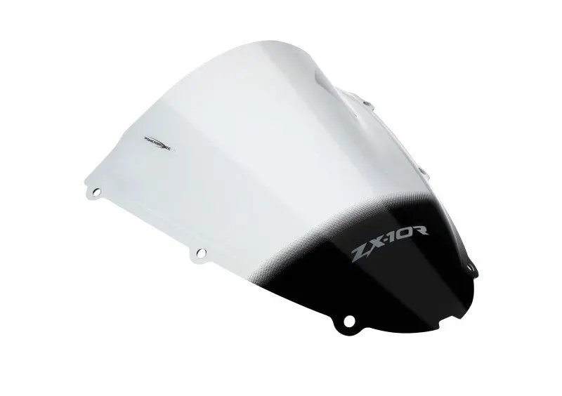 Kawasaki Zx10-R 06-2007 Airflow Light Tint Double Bubble Screen By Powerbronze 1