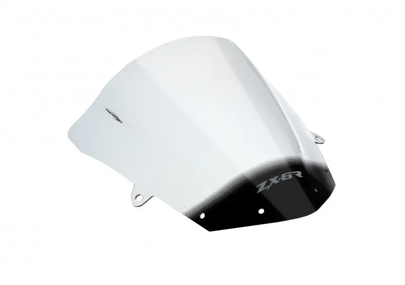 Kawasaki Zx6-R  09-2017  Airflow Dark Tint Double Bubble Screen By Powerbronze 1