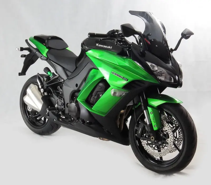 Kawasaki Z1000sx 11-2016 Airflow Dark Tint Double Bubble Screen By Powerbronze 2