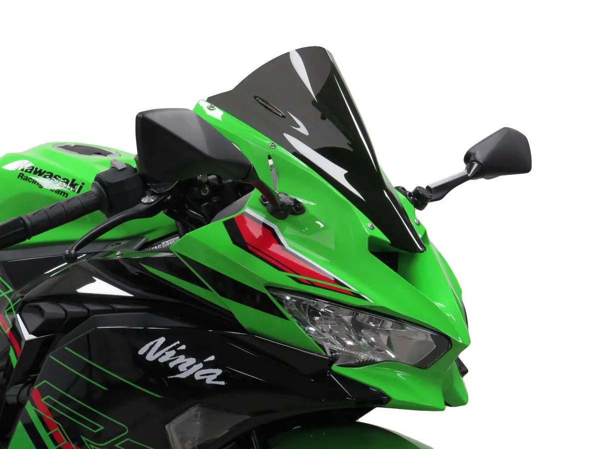 Kawasaki Zx-4R  23-25 Airflow Dark Tint Double Bubble Screen  Powerbronze. 1
