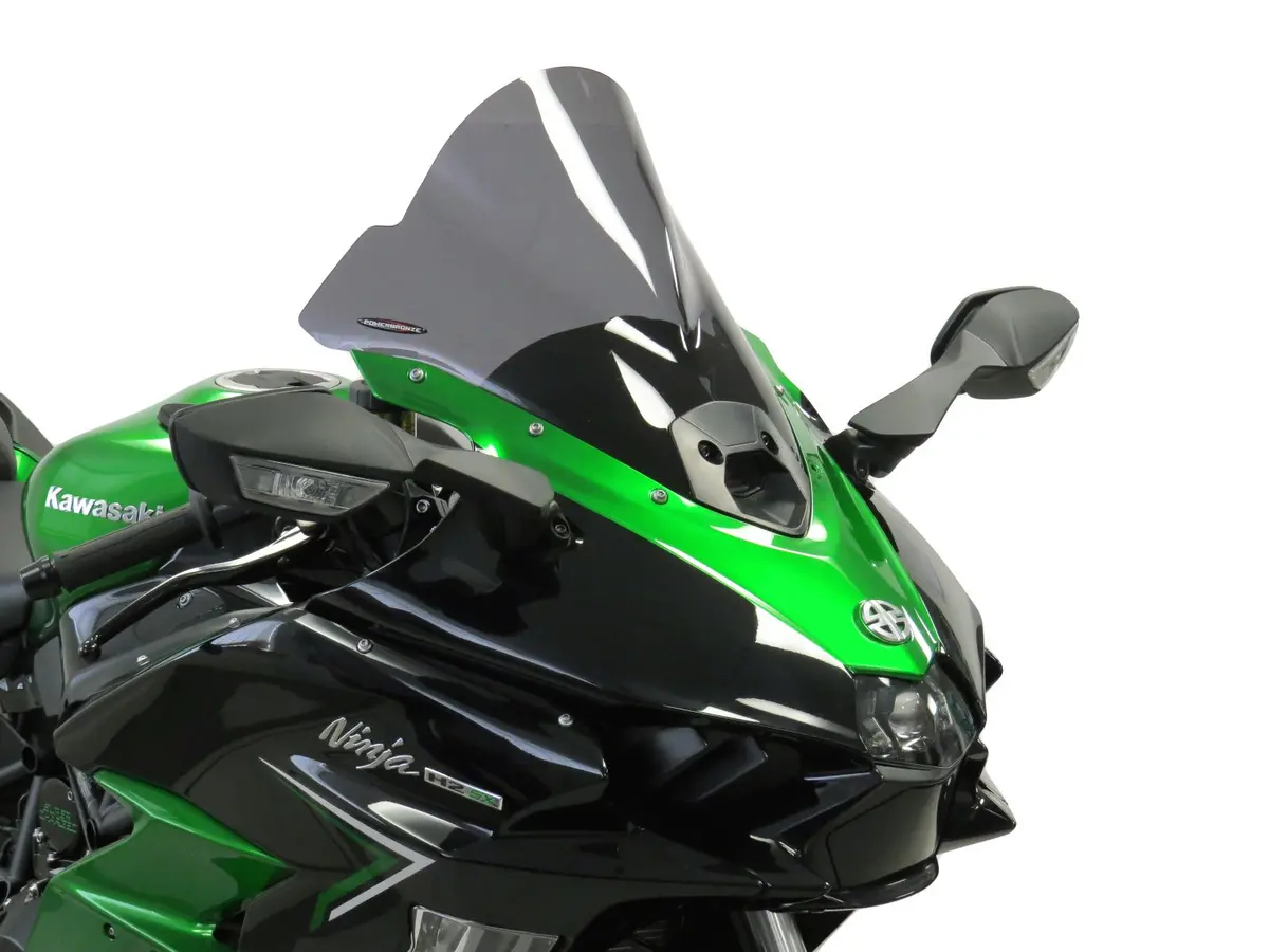 Kawasaki H2 Sx & Se  2023 >  Airflow(Extra High) Dark Tint Double Bubble Screen By Powerbronze. 1