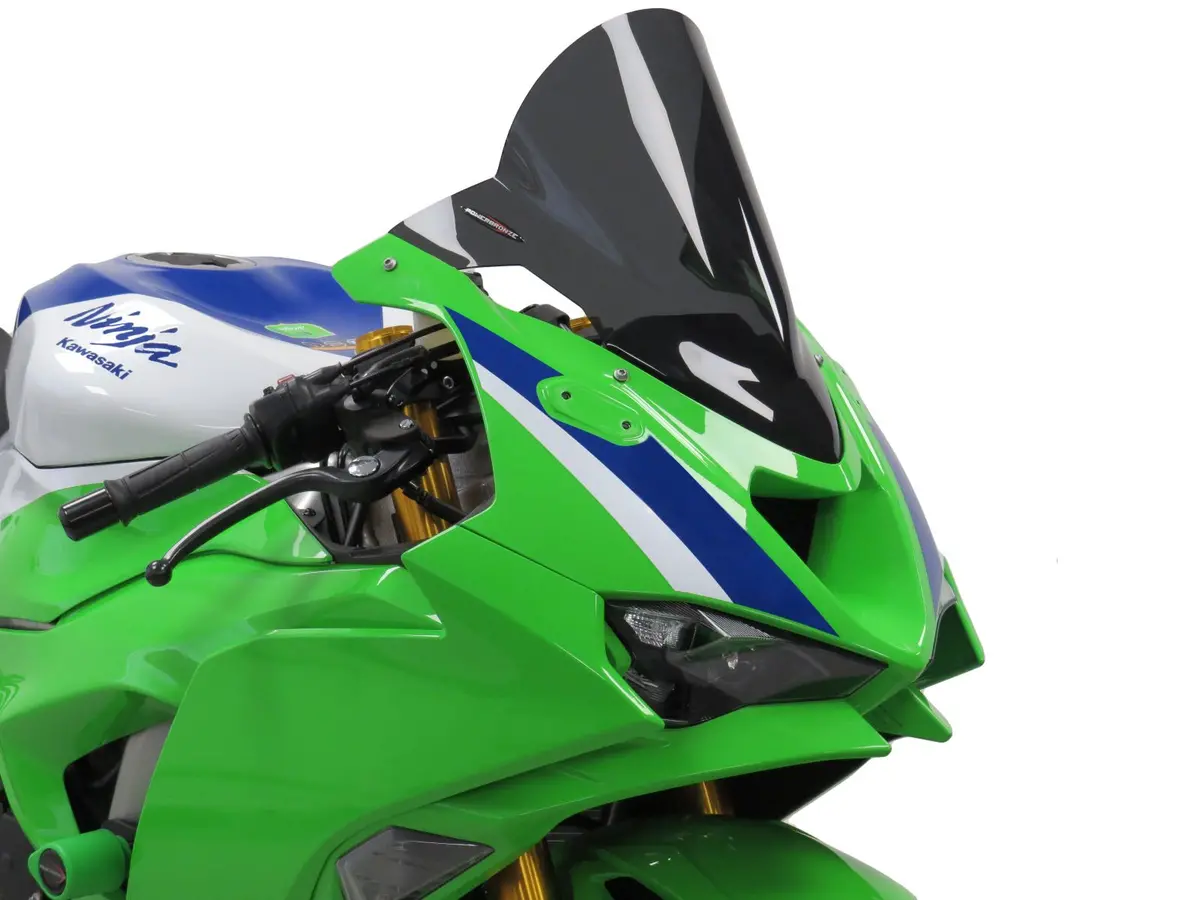 Kawasaki Zx6-R  2024 >  Airflow Dark Tint Extra High Double Bubble Screen 1