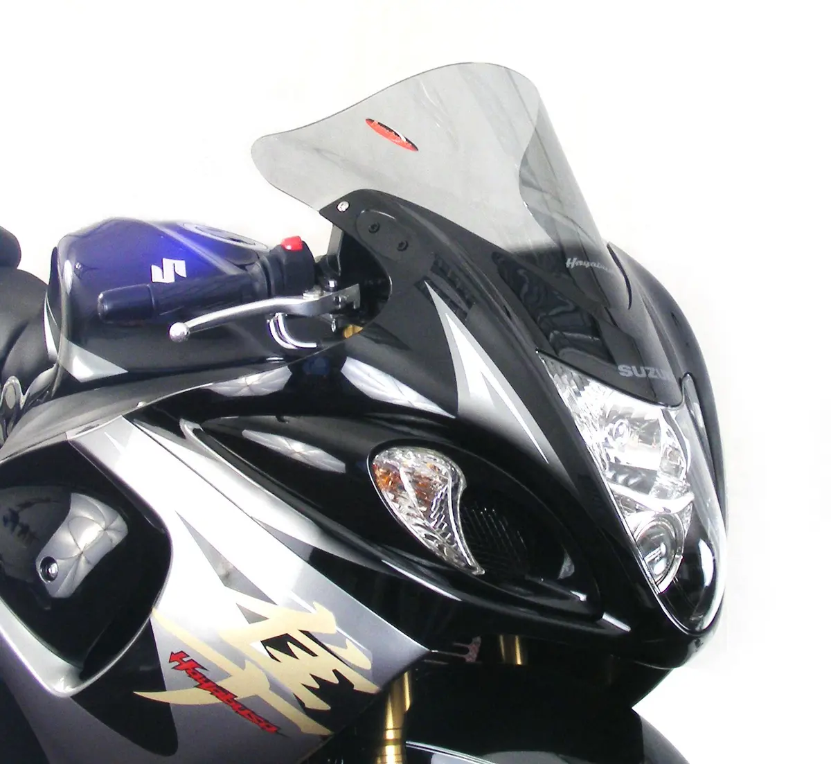 Suzuki Gsx1300r Hayabusa 08-2019 Extra High Light Tint Double Bubble Screen By Powerbronze 1