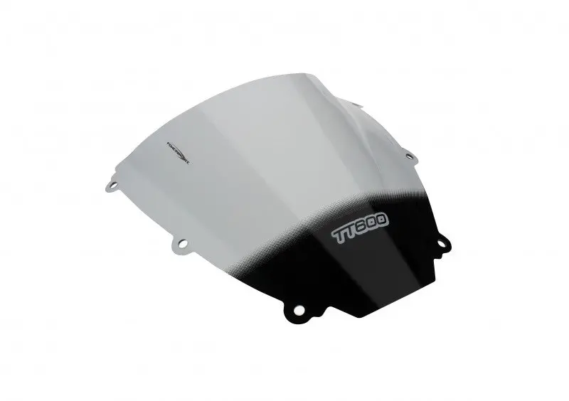 Triumph Tt600  00-2003  Airflow Light Tint Double Bubble Screen By Powerbronze. 1