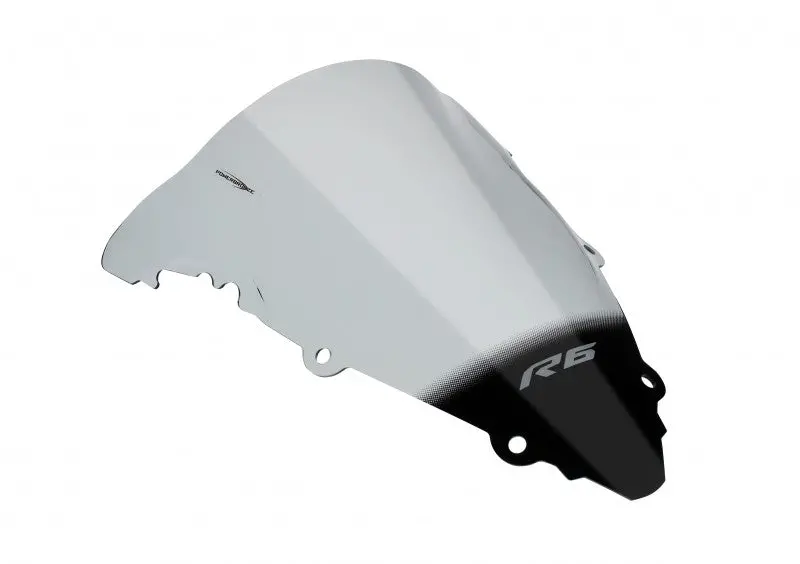 Yamaha Yzf-R6  03-2005  Airflow Dark Tint Double Bubble Screen By Powerbronze. 1