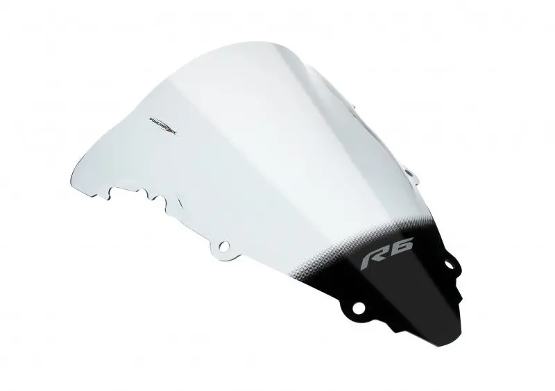 Yamaha Yzf-R6 03-2005 Airflow Light Tint Double Bubble Screen By Powerbronze. 2