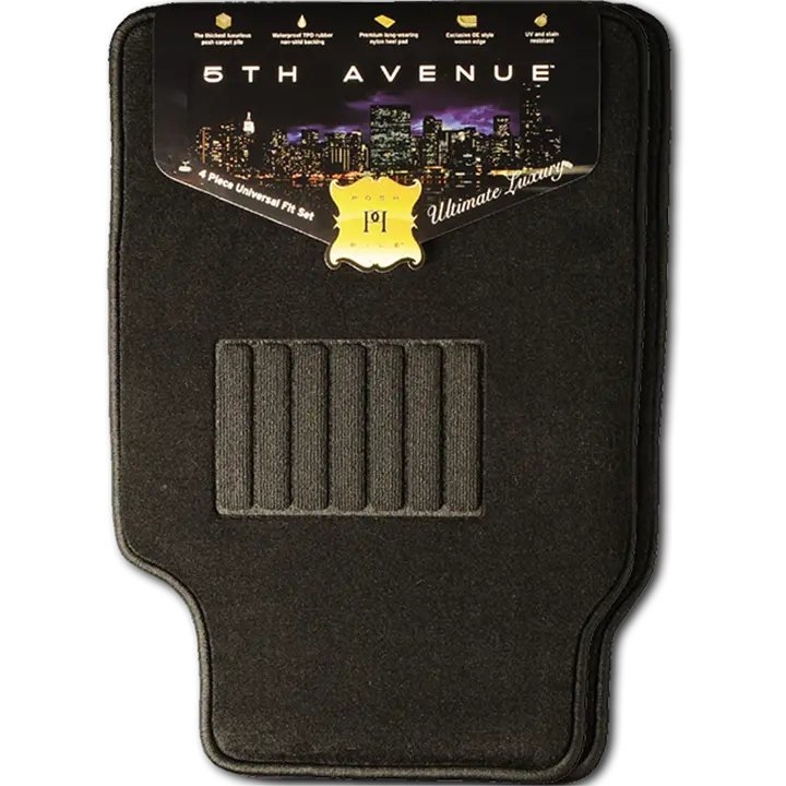 5Th Avenue Universal Car Mats (Black) 1
