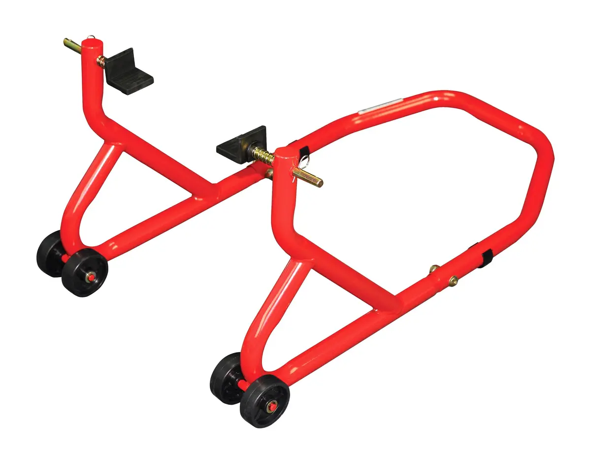 Biketek Series 3 Rear Track Paddock Stand Set- Red. 2