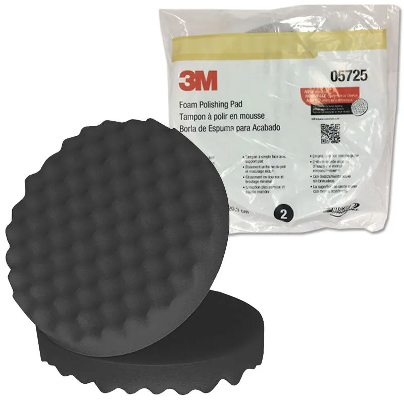 3M Perfect-It Foam Polishing Pad Black Doted 8” 2