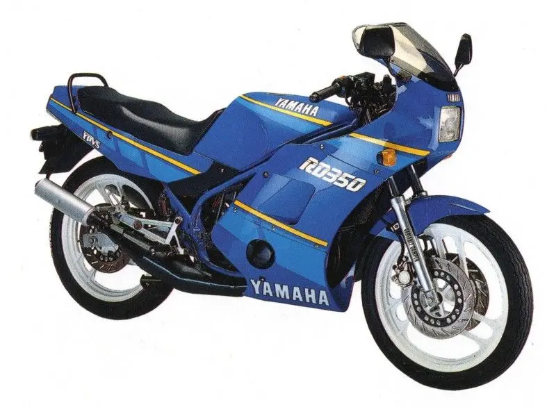 Yamaha Rd350  86-1992  Dark Tint Original Profile Screen Powerbronze 1