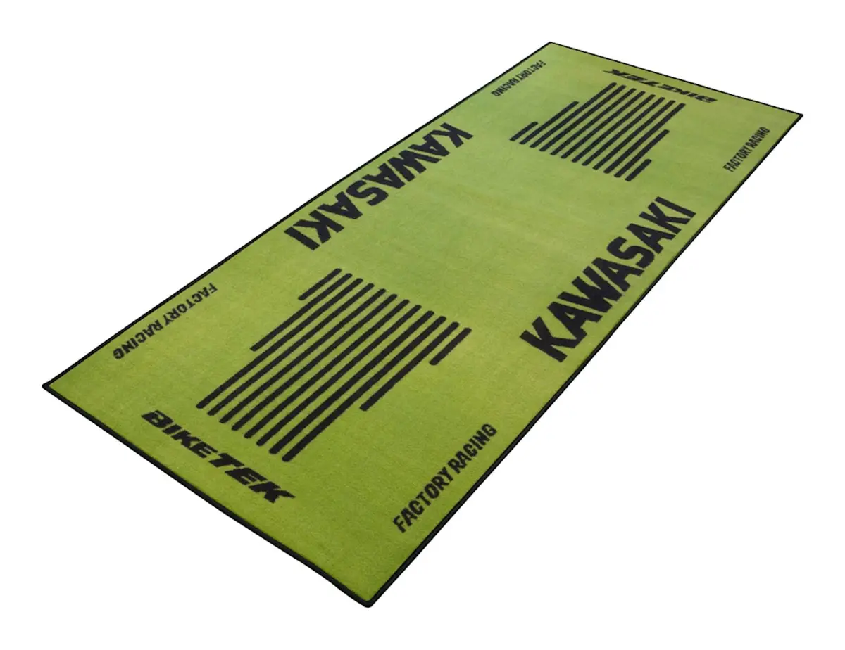 Biketek Garage Mat Series 3 Kawasaki 190 X 80 Cm 1