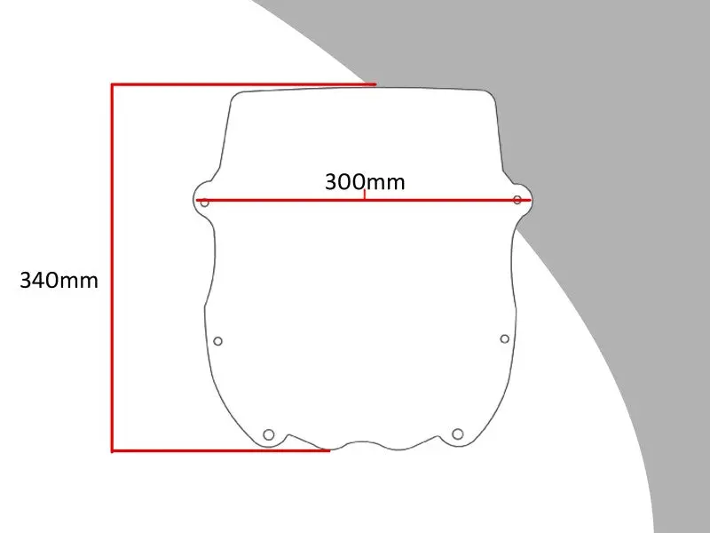Fits Honda Cbr600f 87-1990 Light Tint 340Mm Flip/Tall Screen Powerbronze. 2