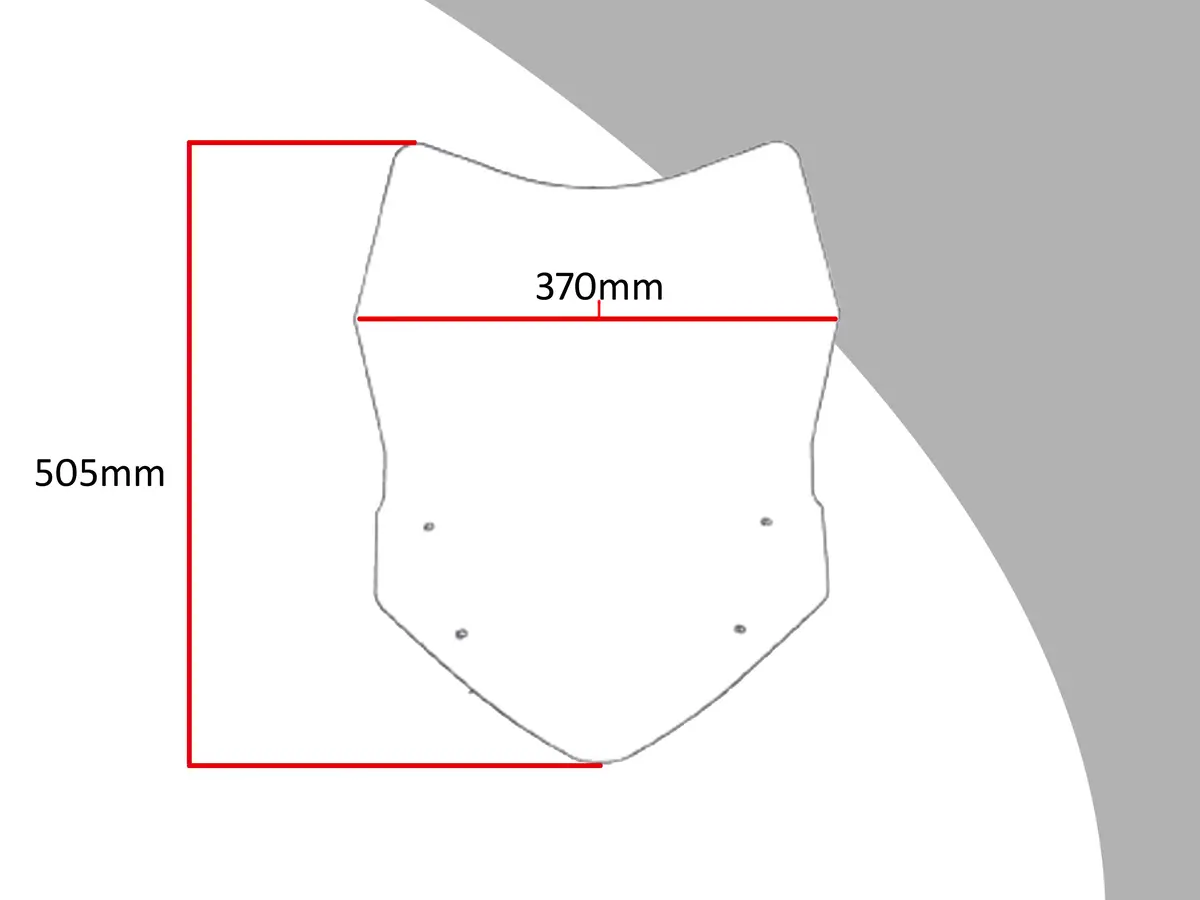 Fits Honda Vfr1200x Crosstourer 16-2023 Dark Tint 505Mm Flip/Tall Screen Powerbronze. 2