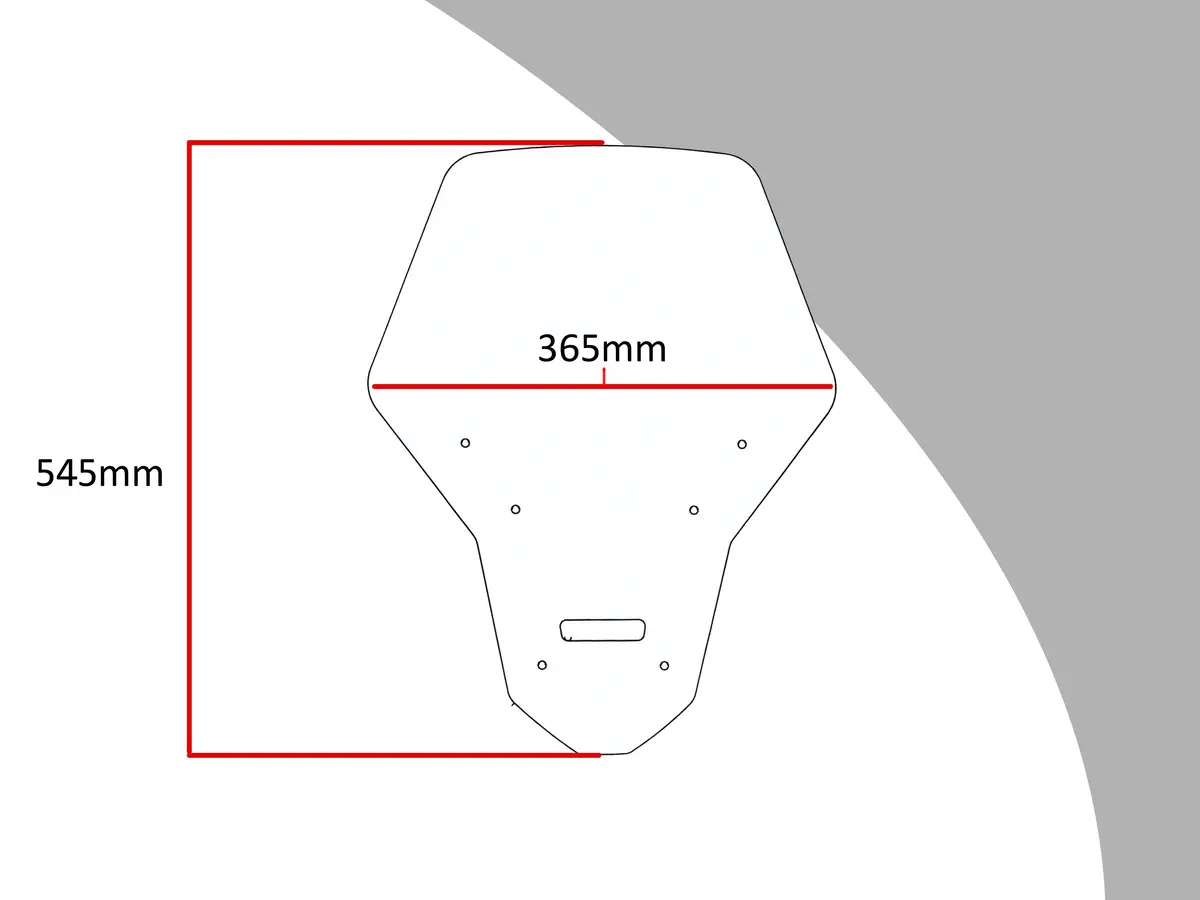 Fits Honda Crf1000l Africa Twin Adventure Sports 18-2019 Dark Tint 545Mm Flip/Tall Screen Powerbronze. 2