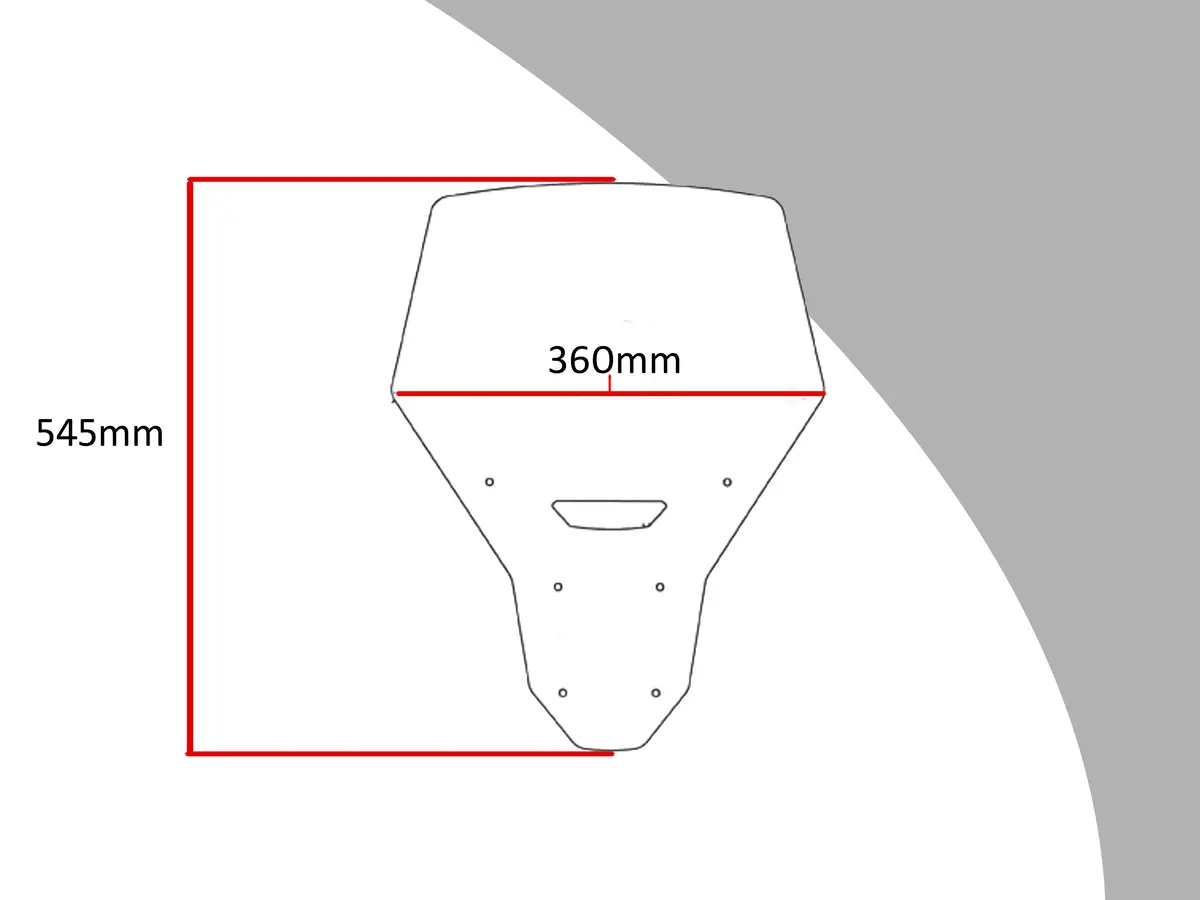 Fits Honda Crf1100l Africa Twin 20-2023 Dark Tint 545Mm Flip/Tall Screen Powerbronze. 2