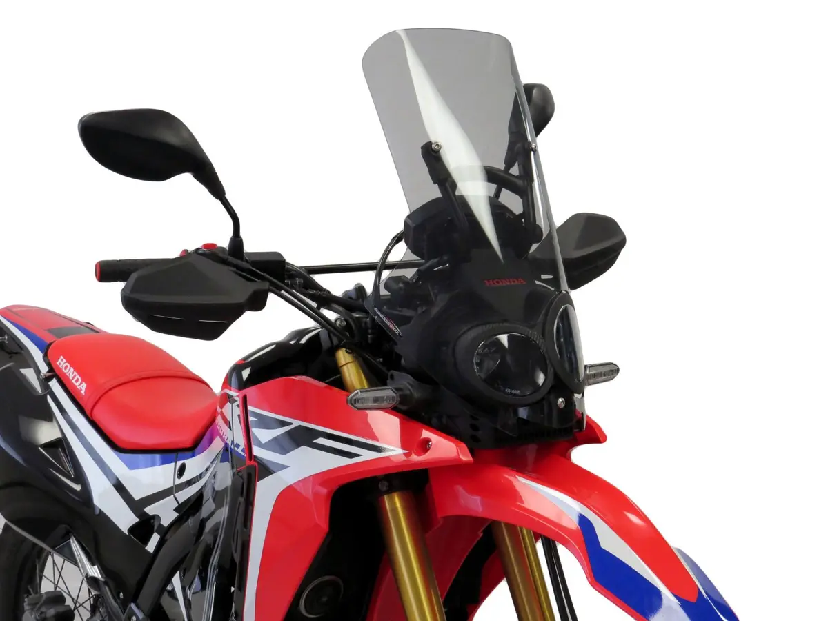 Fits Honda Crf300 Rally 21-2025 Dark Tint 560Mm Flip/Tall Screen Powerbronze. 2