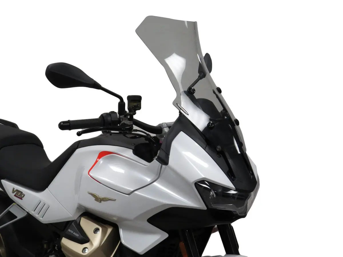 Fits Moto Guzzi V100 Mandello 22-24 Clear (550Mm High) Flip/Tall Screen Powerbronze.. 1