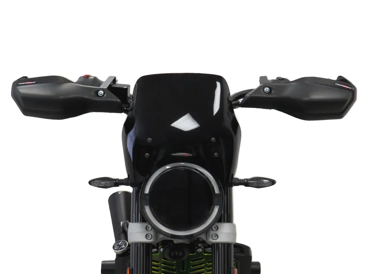 Husqvarna Svartpilen 125 21-23 Matt Black Handguard/Wind Deflectors Powerbronze 2