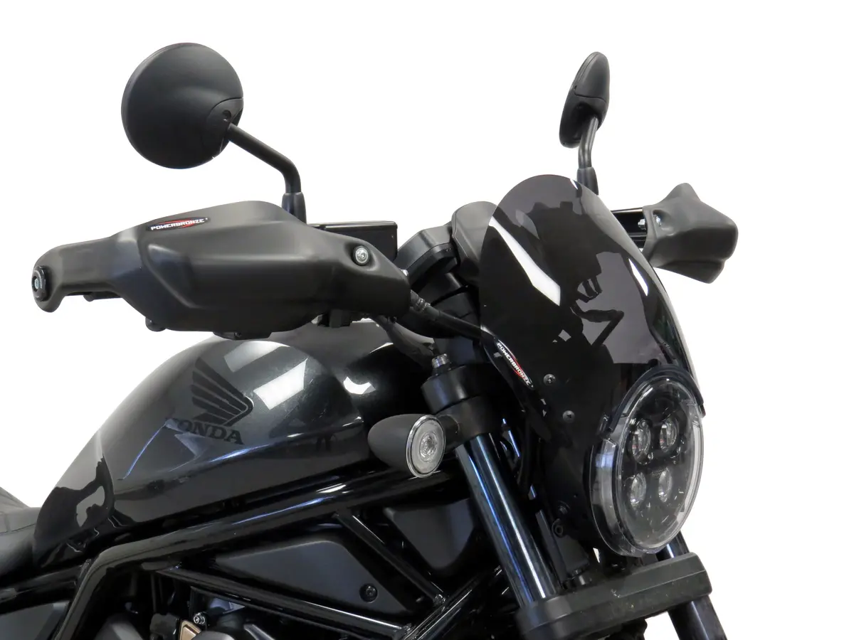 Fits Honda Cmx1100 Rebel 21-24 Clear (220Mm High)Light Screen Powerbronze. 1