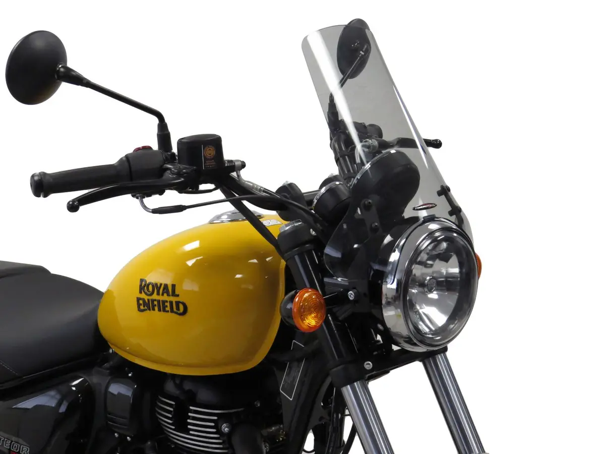 Royal Enfield Meteor 350  21-2023  Dark Tint (325Mm High) Light Screen Powerbronze. 1