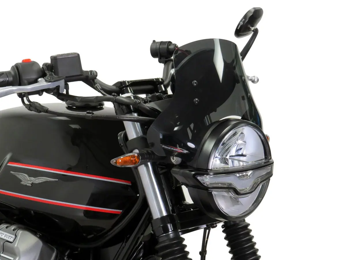 Moto Guzzi V7 Special Edition 2023 Dark Tint (155Mm High) Light Screen Powerbronze. 2