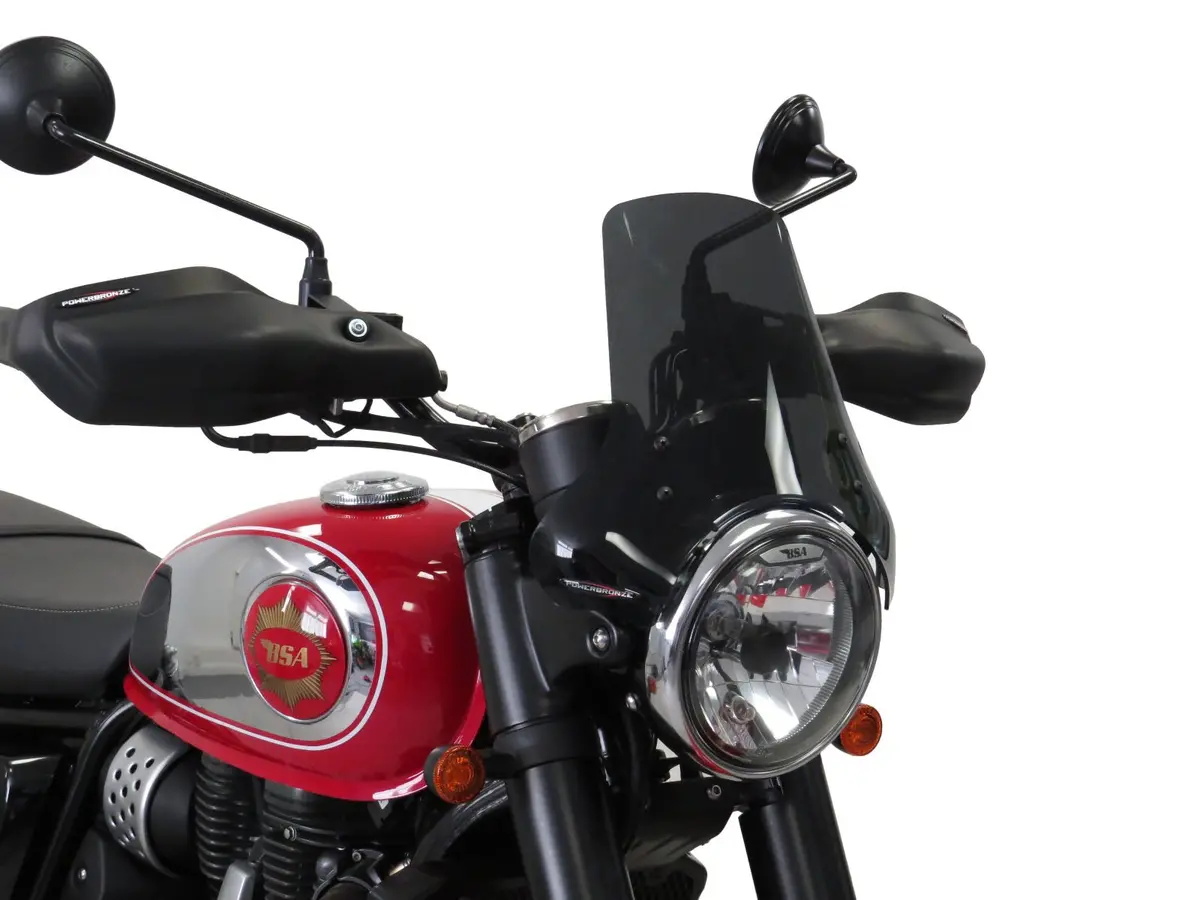 Bsa Gold Star 650 2022-2024 Dark Tint Light Screen 230Mm High By Powerbronze.Rrp £110 1