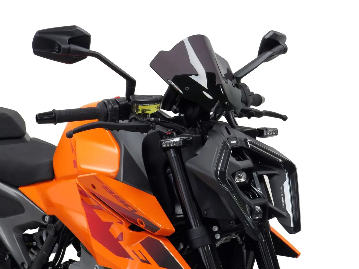 Ktm 990 Duke   2024-2025  Dark Tint Light Screen 230Mm High By Powerbronze.Rrp £110 1