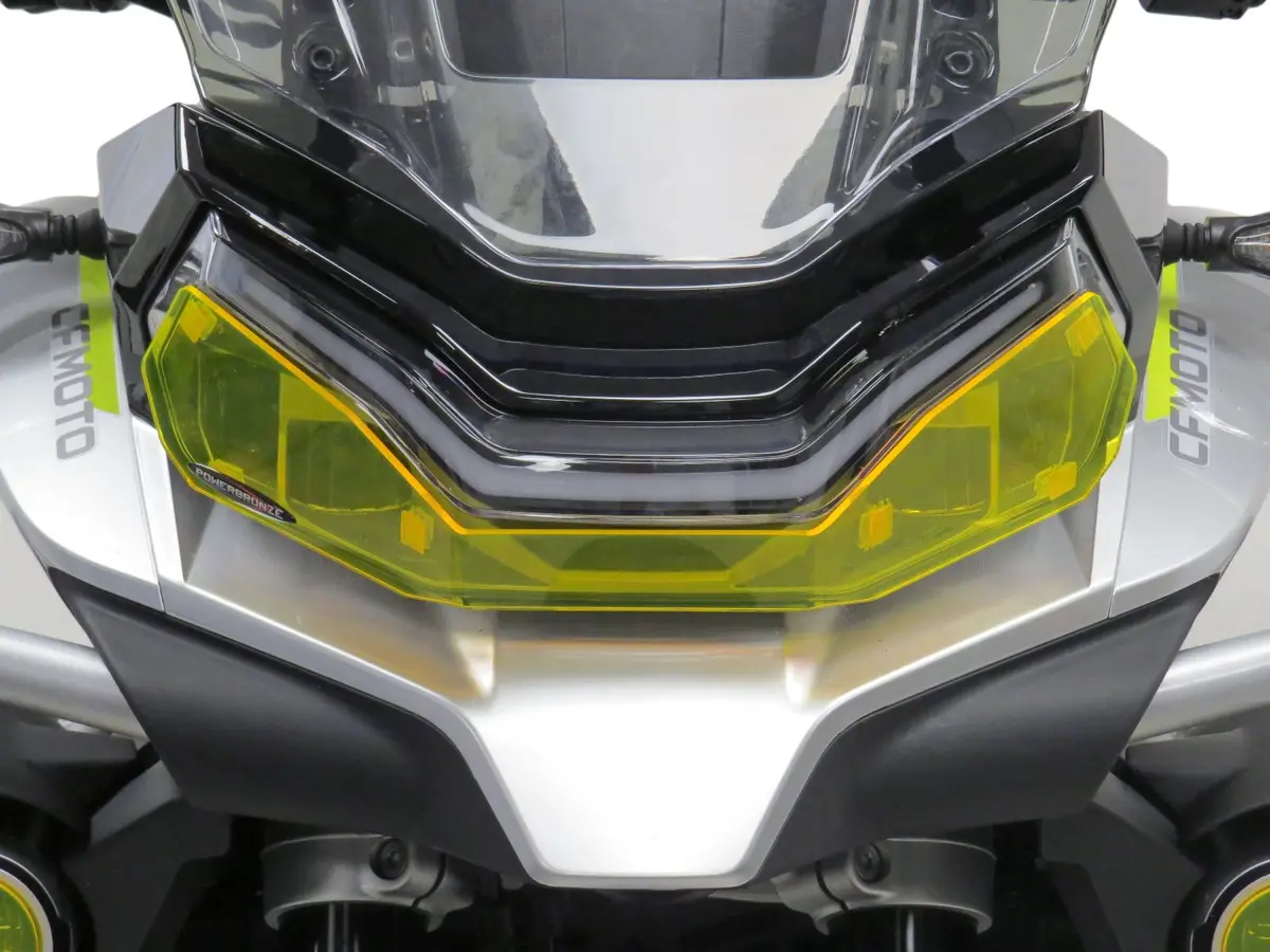 Cf Moto 800 Mt Sport 22-25 Clear Headlight Protectors By Powerbronze Rrp £36 1