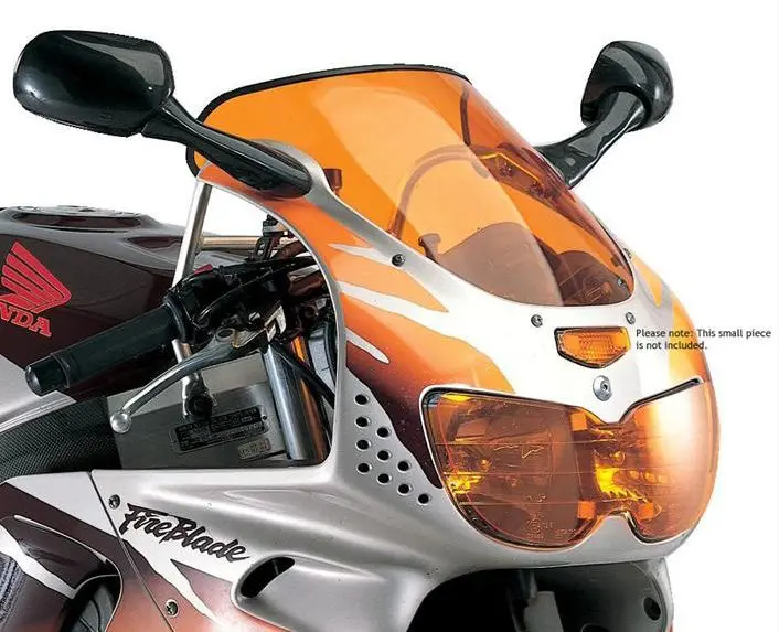 Fits Honda Cbr900rr  94-1997  Dark Tint Headlight Protectors Powerbronze Rrp £36 1