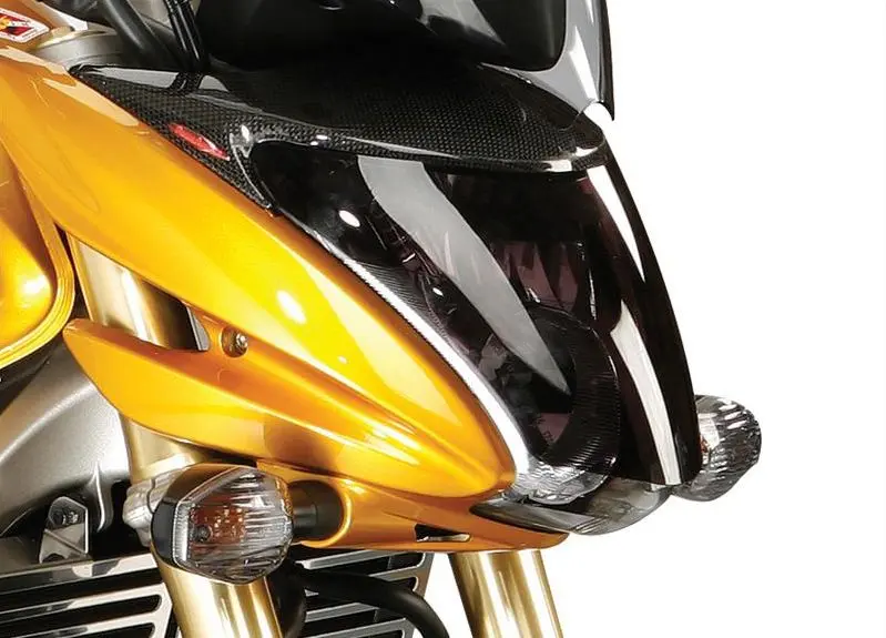 Fits Honda Cb600 Hornet   07-2010  Dark Tint Headlight Protectors By Powerbronze Rrp £36 1