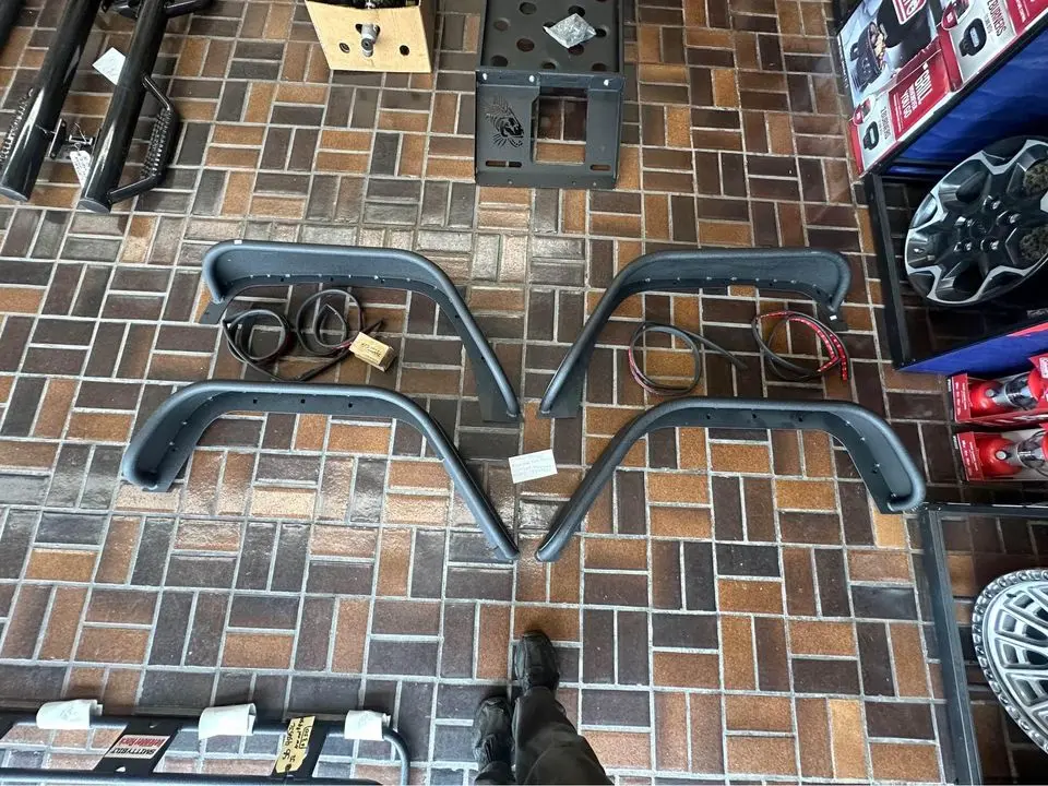 Fishbone Fb33006 Aluminum Tube Fenders 2007-2018 Jeep Wrangler Jk Jku 1