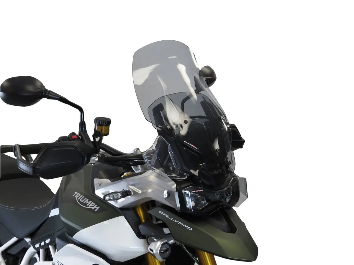 Triumph Tiger 850 2021>  Light Tint Adjustable  Screen Powerbronze.Rrp £149 1