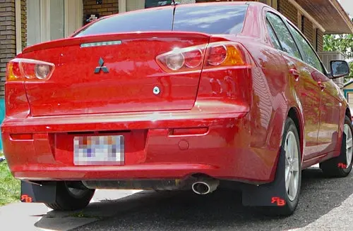 Mitsubishi Lancer Ralliart, Oz Rally 2008-2017 Rally Mud Flaps 1