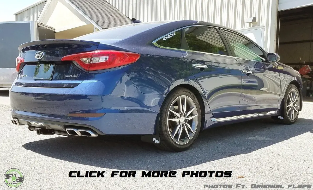 Hyundai Sonata 2015-2019 Rally Mud Flaps 1