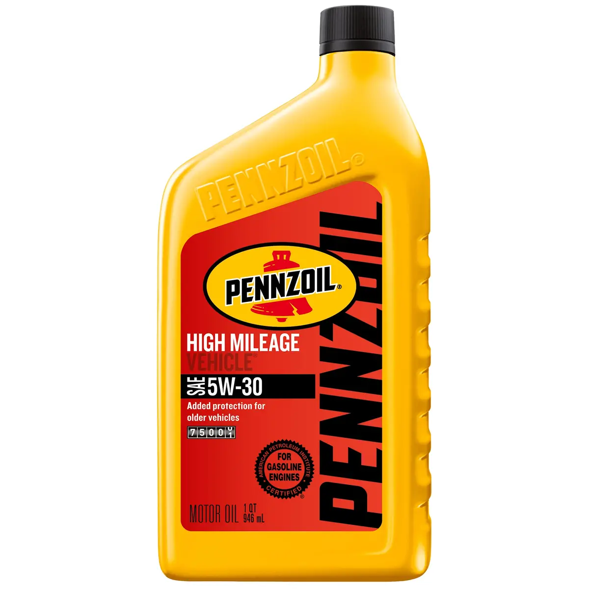 Pennzoil High Mileage Vehicle Sae 5W-30 Motor Oil - Case Of 6 (1 Qt) 1