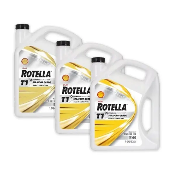 Shell Rotella T1 40 (Cf/Cf-2) Engine Oil - Case Of 3 (1 Gallon) 1