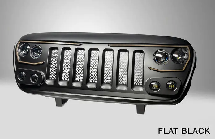 Oracle Lighting Vector Pro-Series Ii Full Led Grill For Jeep Wrangler Jl/ Gladiator Jt 5837-Pro 1