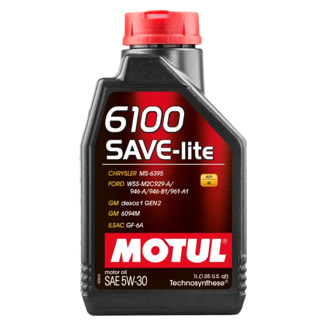 Motul 6100 Save-Lite 5W-30 Semi-Synthetic (1 Liter) 1