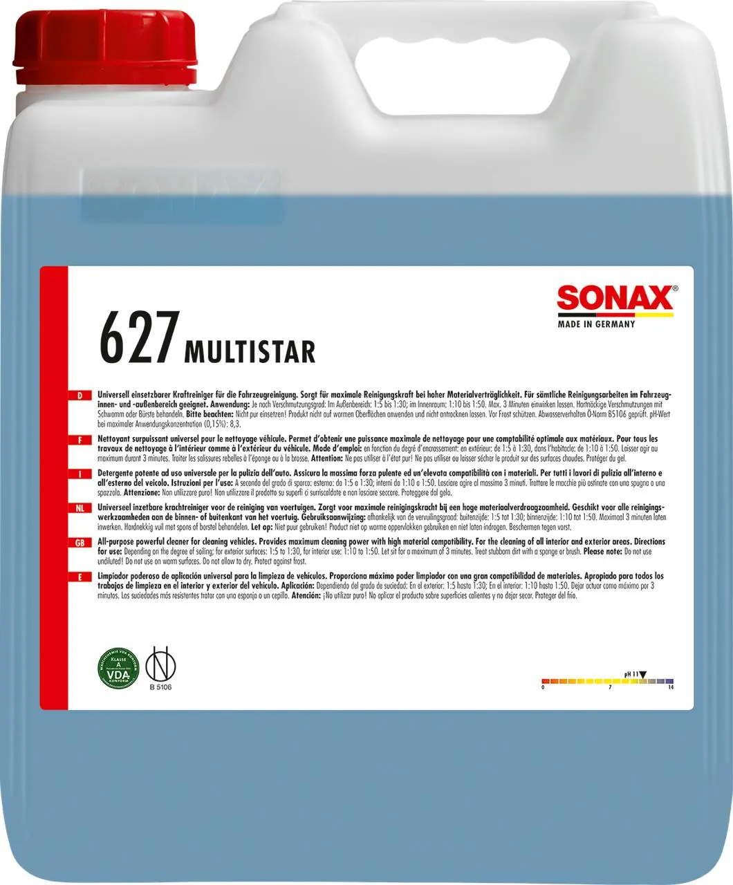 Sonax Multistar All Purpose Cleaner 10 Ltr 1