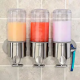 Simplehuman® Triple Wall Mount Soap Pumps Bt1029 1