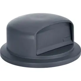 Global Industrial™ Plastic Trash Can Dome Lid - 55 Gallon Gray 1