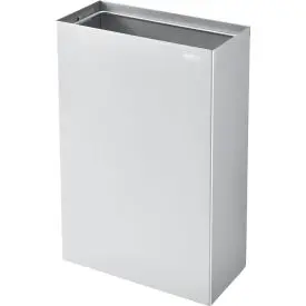 Global Industrial™ Stainless Steel Wall Mount Trash Can, 11 Gallon 1