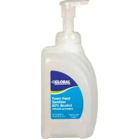 Global Industrial™ Foam Hand Sanitizer 62% Alcohol, Linen Scent, 32 Oz. Bottle - 8 Bottles/Case 1