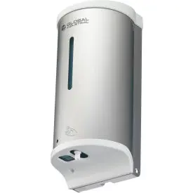 Global Industrial™ Automatic Liquid Hand Sanitizer/Soap Dispenser, 800 Ml, Stainless Steel 1