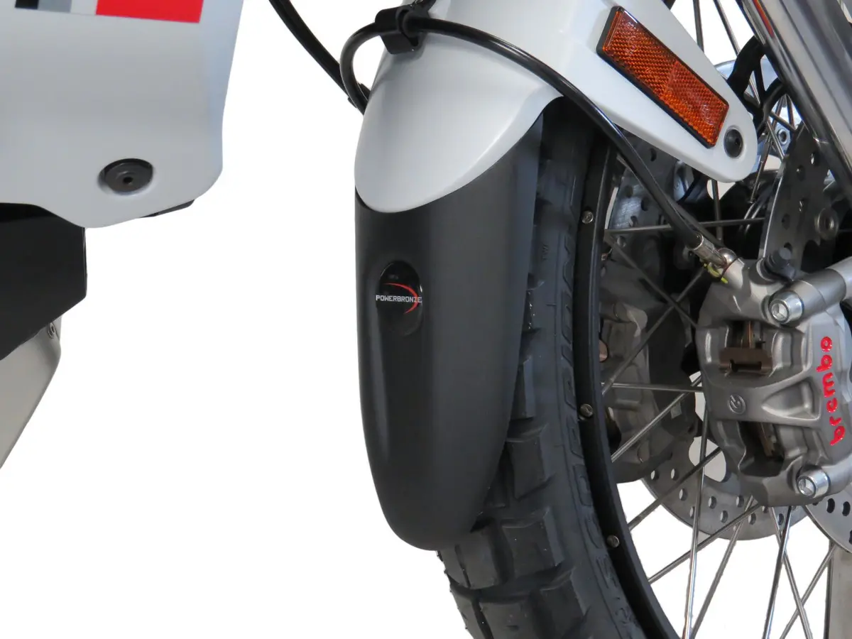 Ducati Desertx 22-2025 Gloss Black Mudguard/Fender Extender By Powerbronze 1